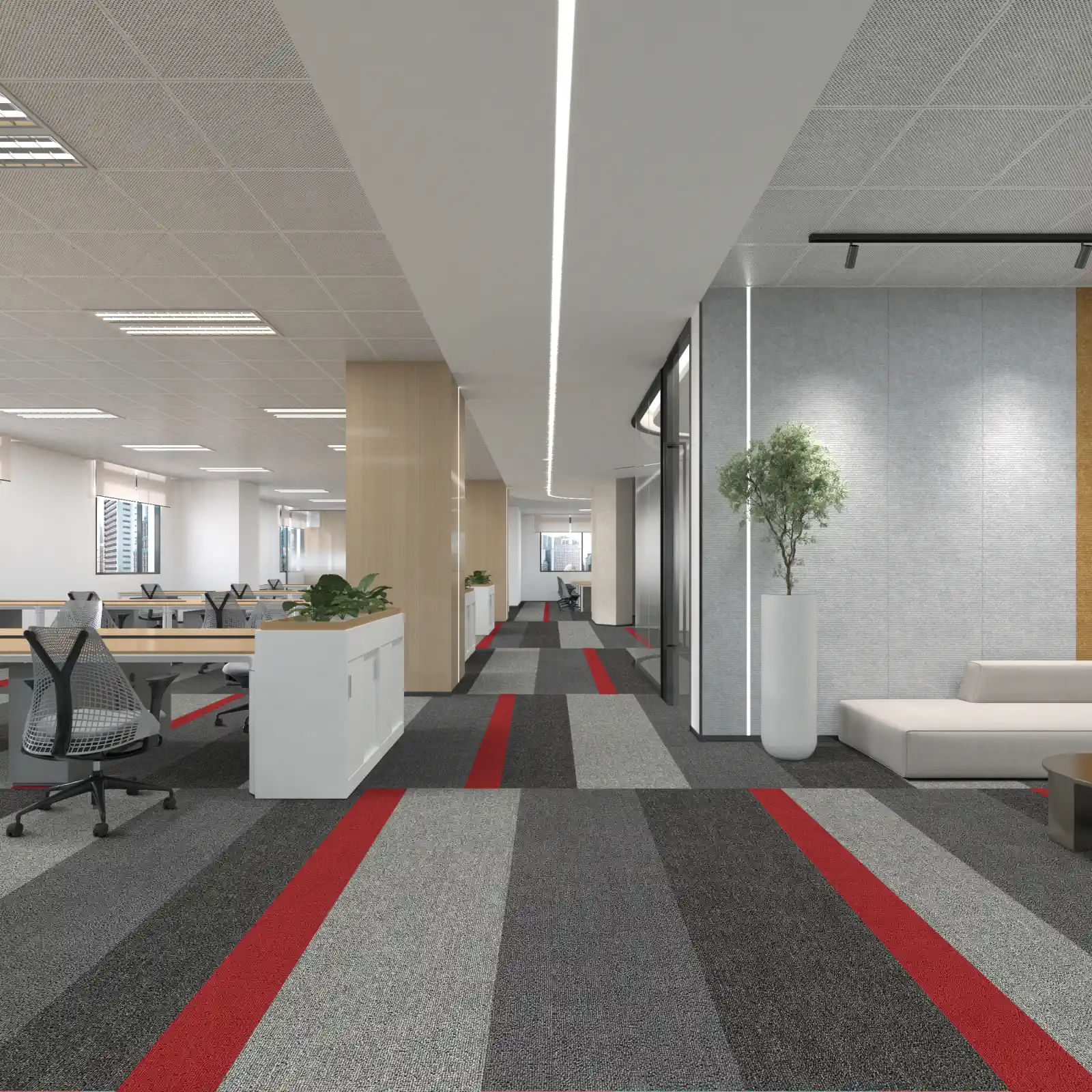 FUGUANG carpet tile main product image, front perspective