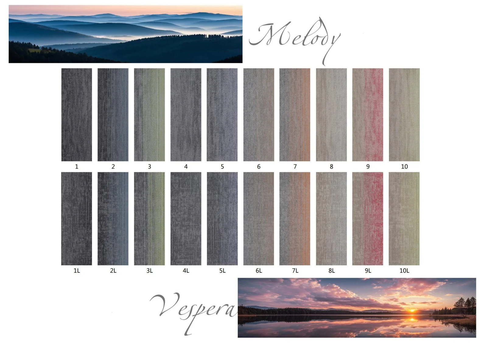 MELODY VESPERA carpet tile color option