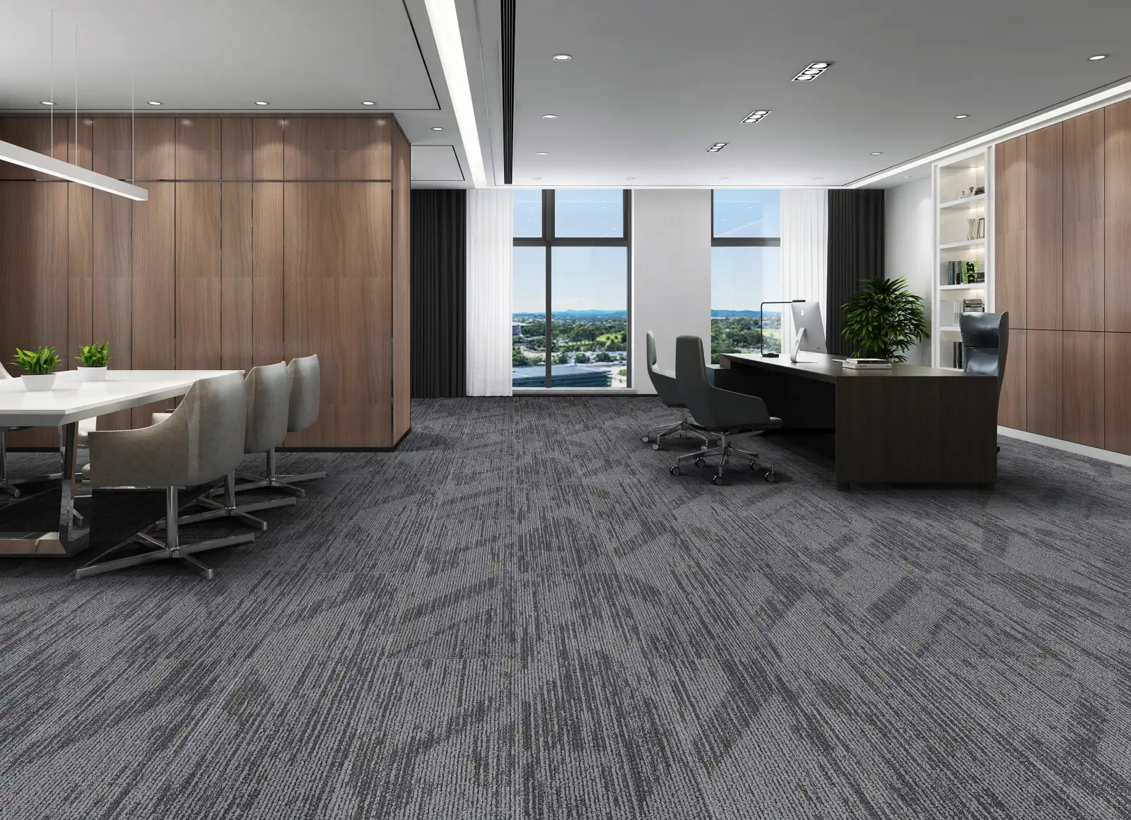 TRACE carpet tile main product image, front perspective