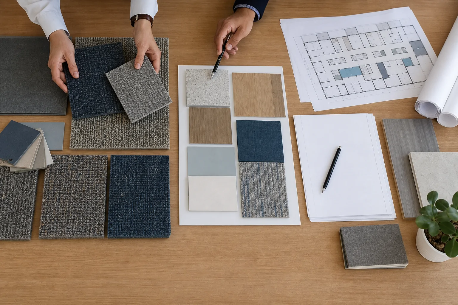 Healthcare carpet tiles selection for commercial projects