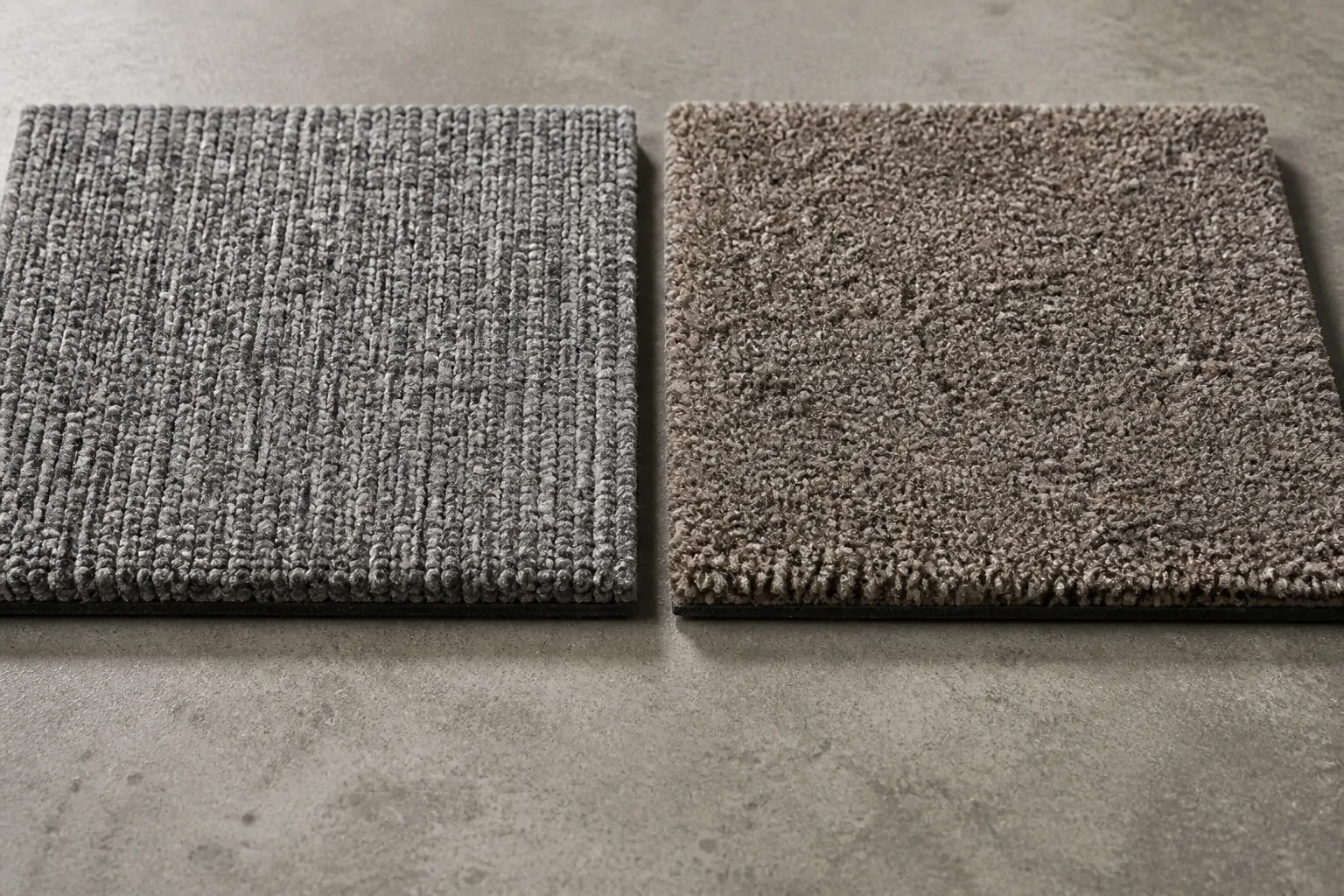 Nylon and polypropylene commercial carpet fiber comparison